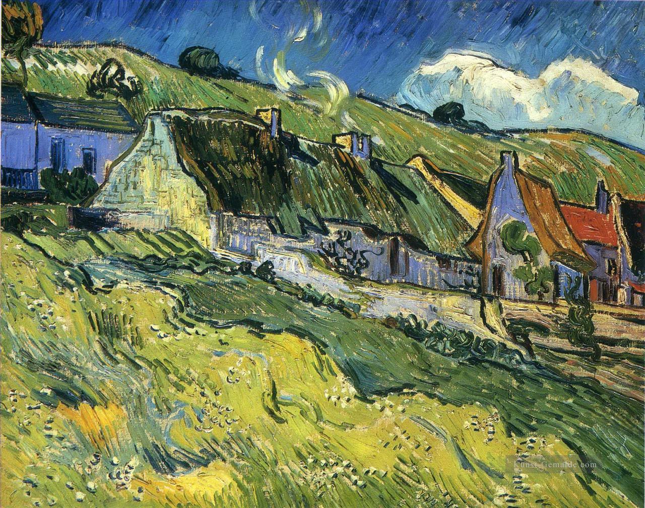 Einer Gruppe von Cottages Vincent van Gogh Ölgemälde
